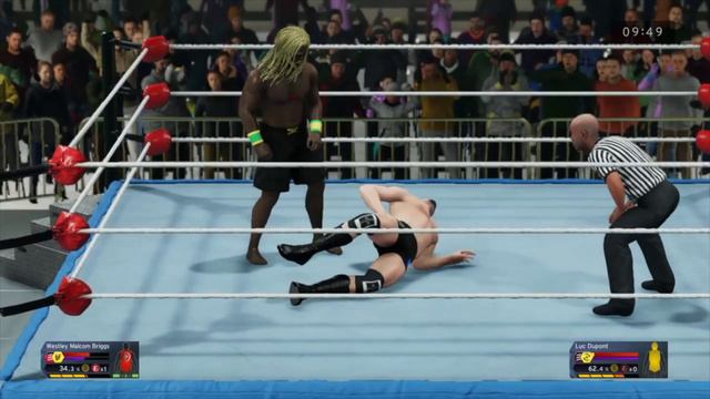 Westley Malcom Briggs vs Luc Dupont | WWE 2k20 Mr Christmas in the Bank #017 смотреть онлайн