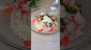 ВКУСНЫЙ И НЕЖНЫЙ САЛАТ ЗА ОДНУ МИНУТУ