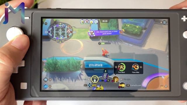 Pokemon Unite Gameplay Test Nintendo Switch Lite