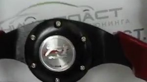 Спортивный руль 4156 F.Красный.