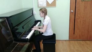 Д.Циполи. "Фугетта" ми минор. Исполняет Склярова София 4  кл.