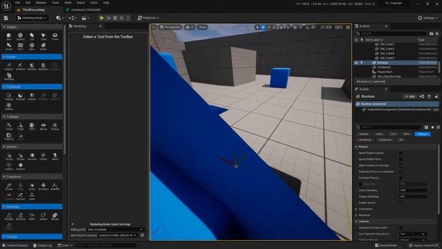 How to use the Modeling Tools in UE5 and UEFN: Merge Tools смотреть онлайн