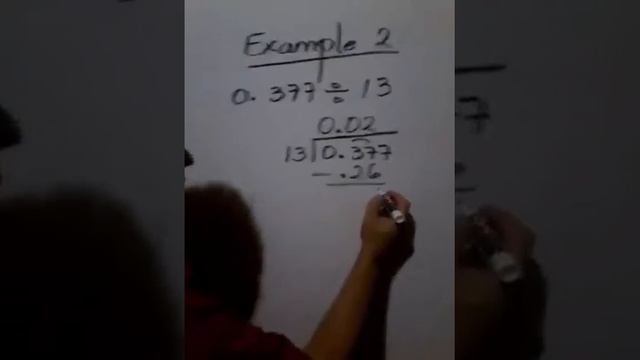 Example 2 Dividing Decimals by Whole Numbers