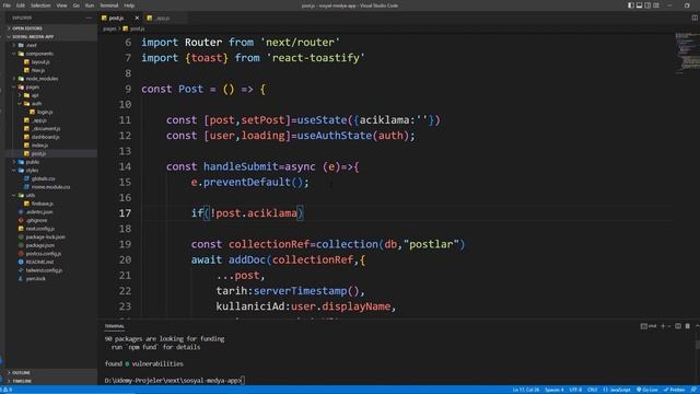 25# React Toastify Kullanımı [NEXT UYGULAMASI] смотреть онлайн