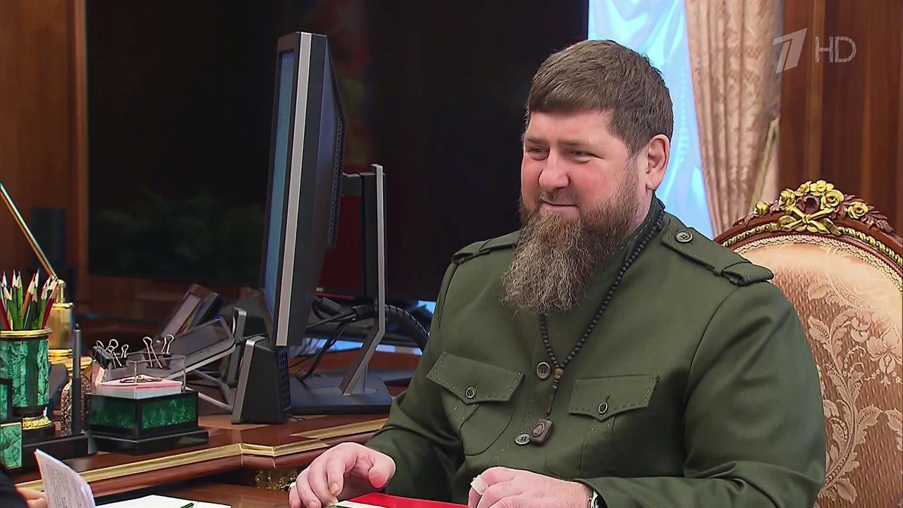 Рамзан Кадыров рассказал президенту, как на передовой сражаются бойцы Чеченской Республики