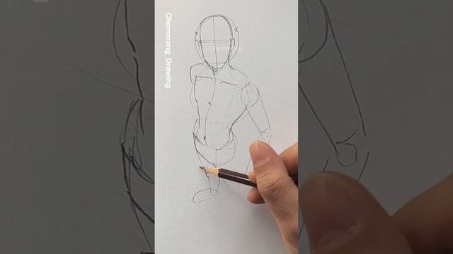 How to draw a High-Angle Body in Perspective