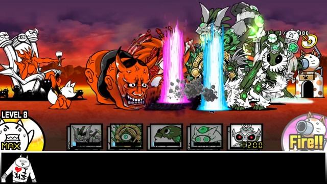 The Battle Cats - Red VS Relic (Bosses War) смотреть онлайн