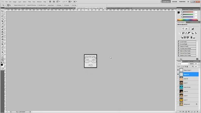Tutorial: Easy minecraft cartoon icons (Photoshop) ✔ смотреть онлайн