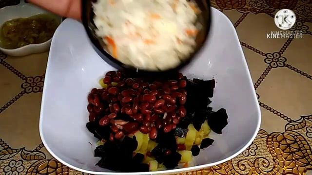 САЛАТ ВИНЕГРЕТ с фасолью по армянский  #винегрет #վինեգրետ