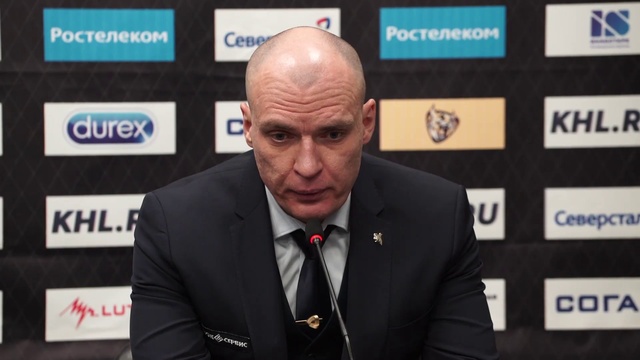 «Северсталь» - «Спартак». Послематчевая пресс-конференция