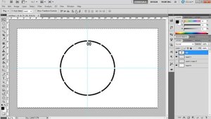 Циферблат, шкала в фотошоп