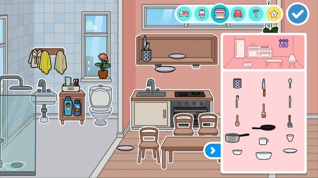 Как сделать красивый? и эстетичный✨ ремонт в бесплатной версии (в Toca world)? смотреть онлайн