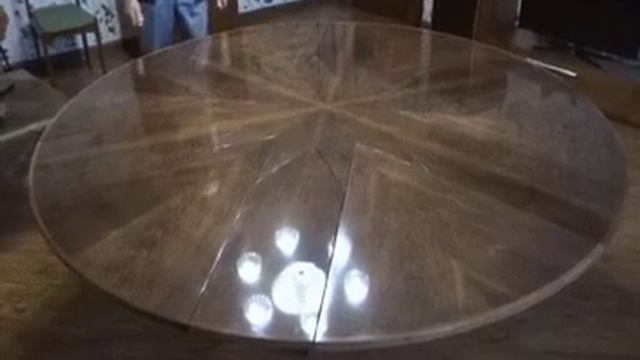 Круглый раздвижной стол невероятная конструкция смотреть онлайн