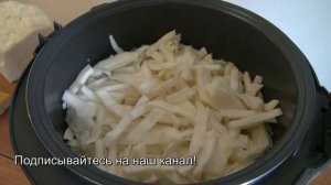 Тушёная капуста с мясом в мультиварке