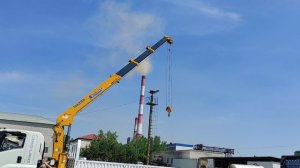 Бортовой грузовик ISUZU GIGA c КМУ XCMG