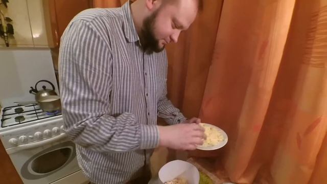 Салат Викинг! Норвежская кухня!