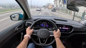2023 Volkswagen T-Cross [1.0 TSI 110HP] |0-100| POV Test Drive #1848 Joe Black
