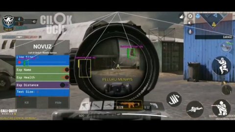 Winn call of duty mobile using script wall&aimbot
