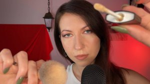 АСМР Гример подготовит тебя к роли в кино ASMR make-up artist