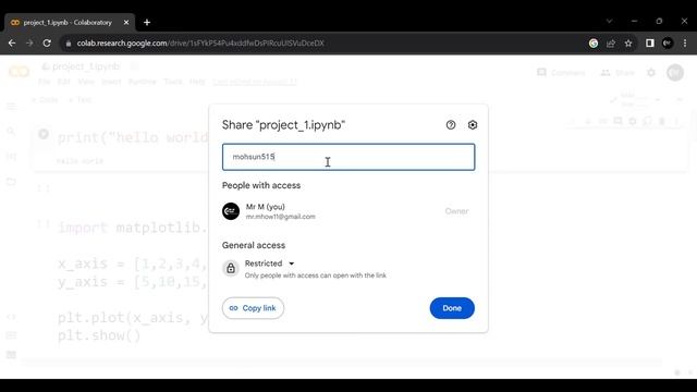 How to Easily Share Python Notebook on Google Colab | Collaborative Coding