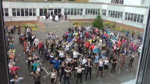 Флешмоб на День учителя. Школа №5 Бердск.