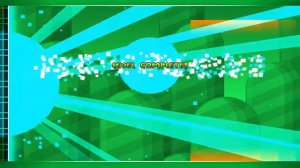 мой первый уровень в geometry dash