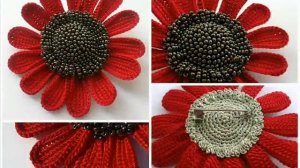 Копия видео Вязаные крючком красивые  цветы. Crochet Beautiful Flower