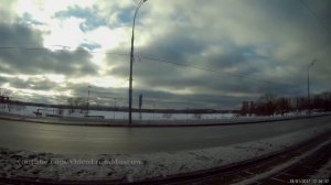 Трамвай 10 метро Щукинская - улица Кулакова // 2017