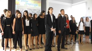 Выступление 11 классов День учителя