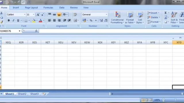 1. Important Terms and Components of MS Excel 2007 Window смотреть онлайн