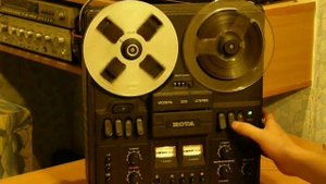 Магнитофон-приставка НОТА-203 в работе Recorder set-top NOTA  203