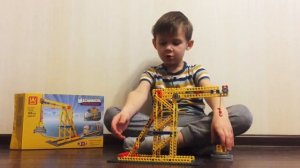 Инженерный конструктор - Кран Wange 3901 - Полностью совместим с LEGO City