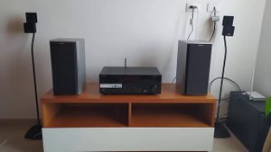 Test Yamaha + Sony SS-AZ7D speakers