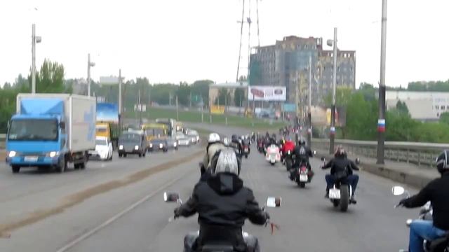 Открытие байкерского сезона 2011 Омск мост через Иртыш смотреть онлайн