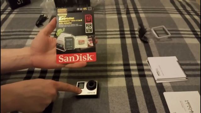 GoPro Hero 4 Black распаковка обзор и сравнение с Xiaomi Yi часть 2