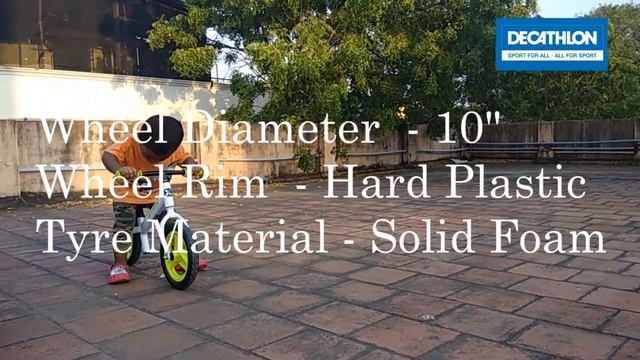 Review : Decathlon Balance Bike in India | BTWIN RunRide 100 | Push Bike | 2 years | cycle for kids смотреть онлайн