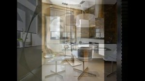 Дизайн квартиры студии 34 кв. м. Спальной комнаты, кухни и дизайн интерьера.