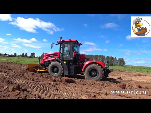 К744 работает с отвалом НБО-04