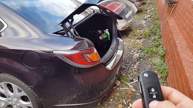 Mazda 6 automatic trunk open /автоматическое открытие багажника мазда 6 смотреть онлайн