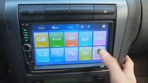 2DIN Магинтола 7018P за 2300 руб. в Шкоду Октавия тур часть2