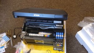 Заправляем не оригинальными чернилами Распаковка и Обзор принтера  Epson ET 2750