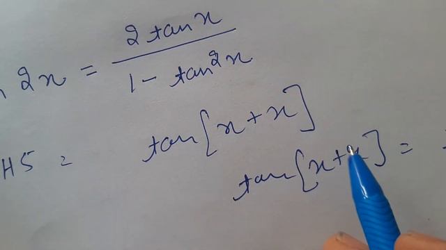 tan2x=2tanx/(1-tan^x) trigonometric identity solve(hindi) смотреть онлайн