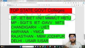 70000 To 100000 NIT'S IIIT'S GFTI's Top State Government colleges  में  CSE /IT  मिल सकता है ??