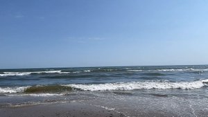 Каспийское Море замедленная съемка