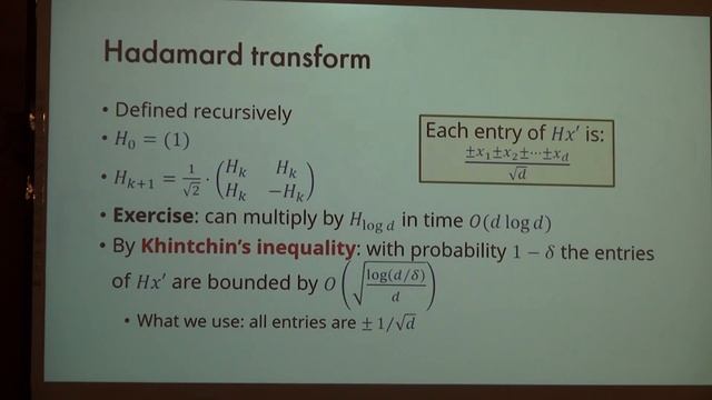 Lecture 8 | Recent Advances in Algorithms | Ilya Razenshteyn смотреть онлайн