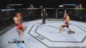 ROGAN AND GOLDBERG COMMENTATE EA UFC GLITCHES!!!