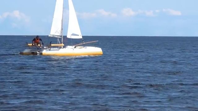 Sailing catamaran "Kotlin" смотреть онлайн