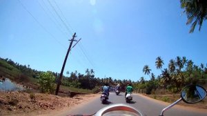 Goa 2017 Road Calangute - Morjim Beach part 3 / Дорога Калангут - Пляж Морджим ч.3