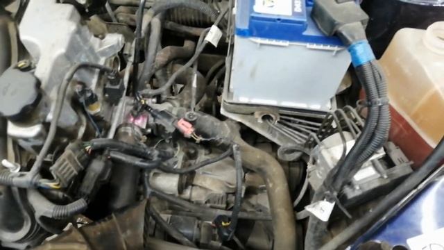 Lada Kalina 16v Высокая температура при езде. Недостаточная циркуляция. смотреть онлайн