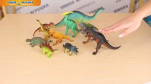 Игровой набор «Динозавры» Megasaurs (11 фигурок)